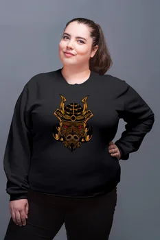 

Angemiel Wear Samurai Pig Black Women Sweatshirt