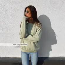 Hirsion-suéter holgado de gran tamaño para mujer, jersey básico de punto elegante, cuello redondo, suave, de Cachemira, para invierno, 2020