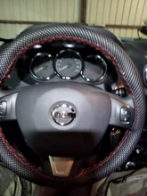 DIY PU Leather Auto Car Steering Wheel Cover Hand Sewing Hand-stitched With Thread Needle