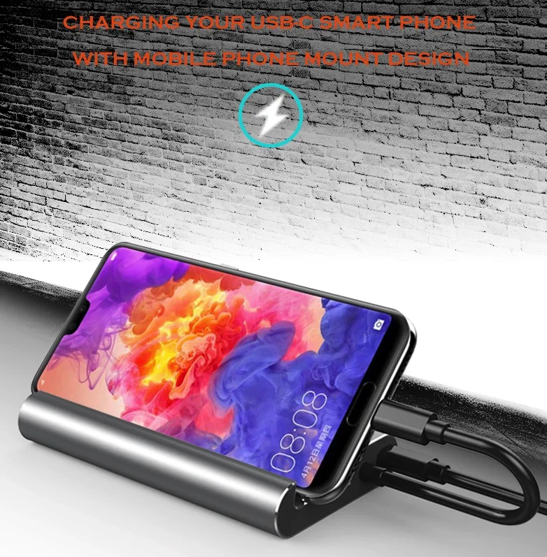 Usb c Мультиадаптер hdmi usb hub HDMI VGA Rj45 ethernet lan адаптер для MacBook pro 2019 Huawei Mate30 Pro samsung