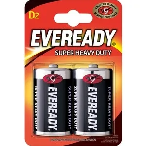 Батарейка ENERGIZER SUPER R20 D (2 шт) 1 5V | Электроника