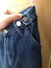 Pantalones vaqueros de cintura alta para mujer, ropa vaquera de pierna ancha, Jeans azules, calidad Vintage, Pantalones rectos de moda, además de terciopelo grueso, 2020