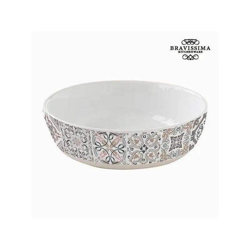 Серое фарфоровое блюдо Bravissima kitchen