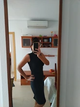 Bandage Dress Turtleneck Club-Celebrity Party Midi Bodycon Vestido Green Women Sleeveless