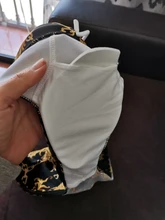 Bañador con almohadilla de realce para hombre, traje de baño estampado, calzoncillos de cintura baja, bañadores de secado rápido, ropa de playa