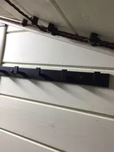 Robe Hooks Clothes-Hook Bathroom-Hardware Wall-Hang White/black Mounted Aluminum Thicken-Space