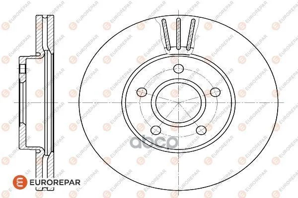 Диск Тормозной Ford EUROREPAR арт. 1618880180