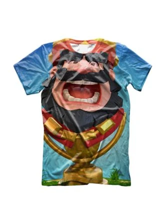 Minimalist Laughing King Clash Royale Emote Bm Clash-royale Classic Tshirt