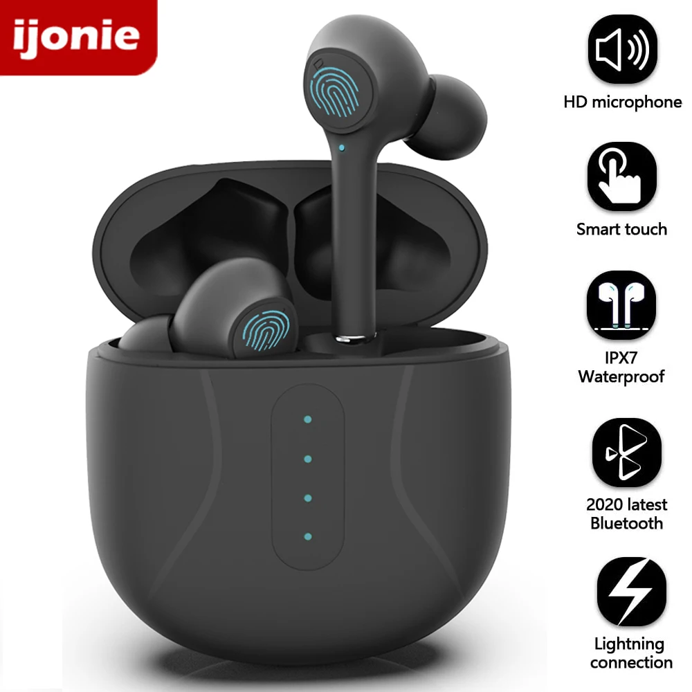 TWS беспроводные наушники Bluetooth вкладыши с шумоподавлением спортивные HIFI стерео
