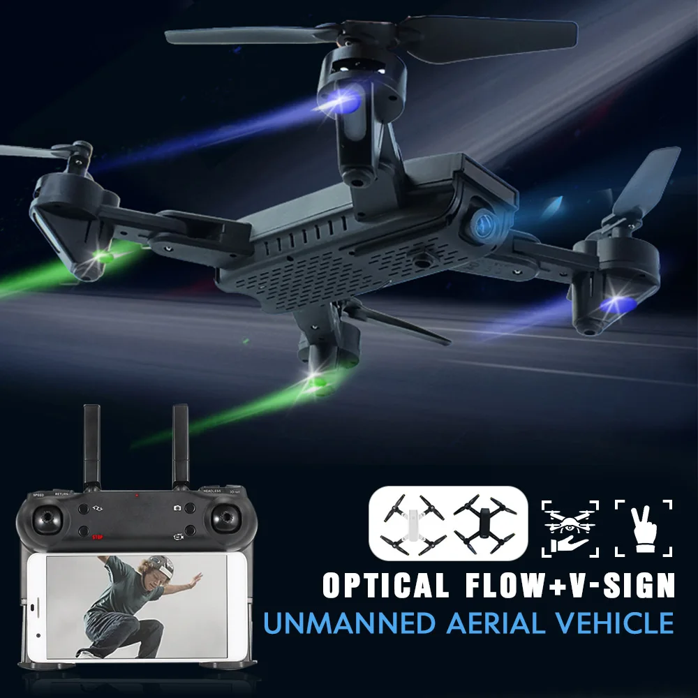 SG700 2.0MP 2,4G 4CH 6-Axis HD Камера Wi-Fi FPV Квадрокоптер с оптической селфи беспилотный Радиоуправляемый летательный аппарат-Квадрокоптер на дистанционном управлении с высокой скоростью 10км/ч 360 ° Fly