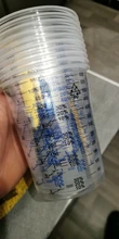 Tazas mezcladoras de pintura de plástico, 600ml, taza calibrada para mezcla precisa de pintura y líquidos, 10 Uds.