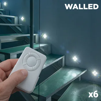 

WalLED Mini LED Lamps with Remote Control (pack of 6)