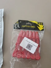 6 unids/lote plástico Clip de pelo de peluquería abrazaderas de sección de pelo Clips de agarre de los barberos para salón de pelo accesorios