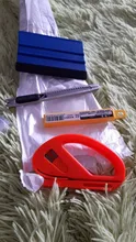 4 unids/set coche película de revestimiento de vinilo líquidos rascador herramientas etiqueta engomada del Kit de instalación cúter estilo de coche Auto Accesorios