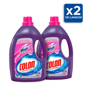 

COLON VANISH laundry detergent Colon Vanish Gel 60 washed X2 power stain removers, with unique fragrance