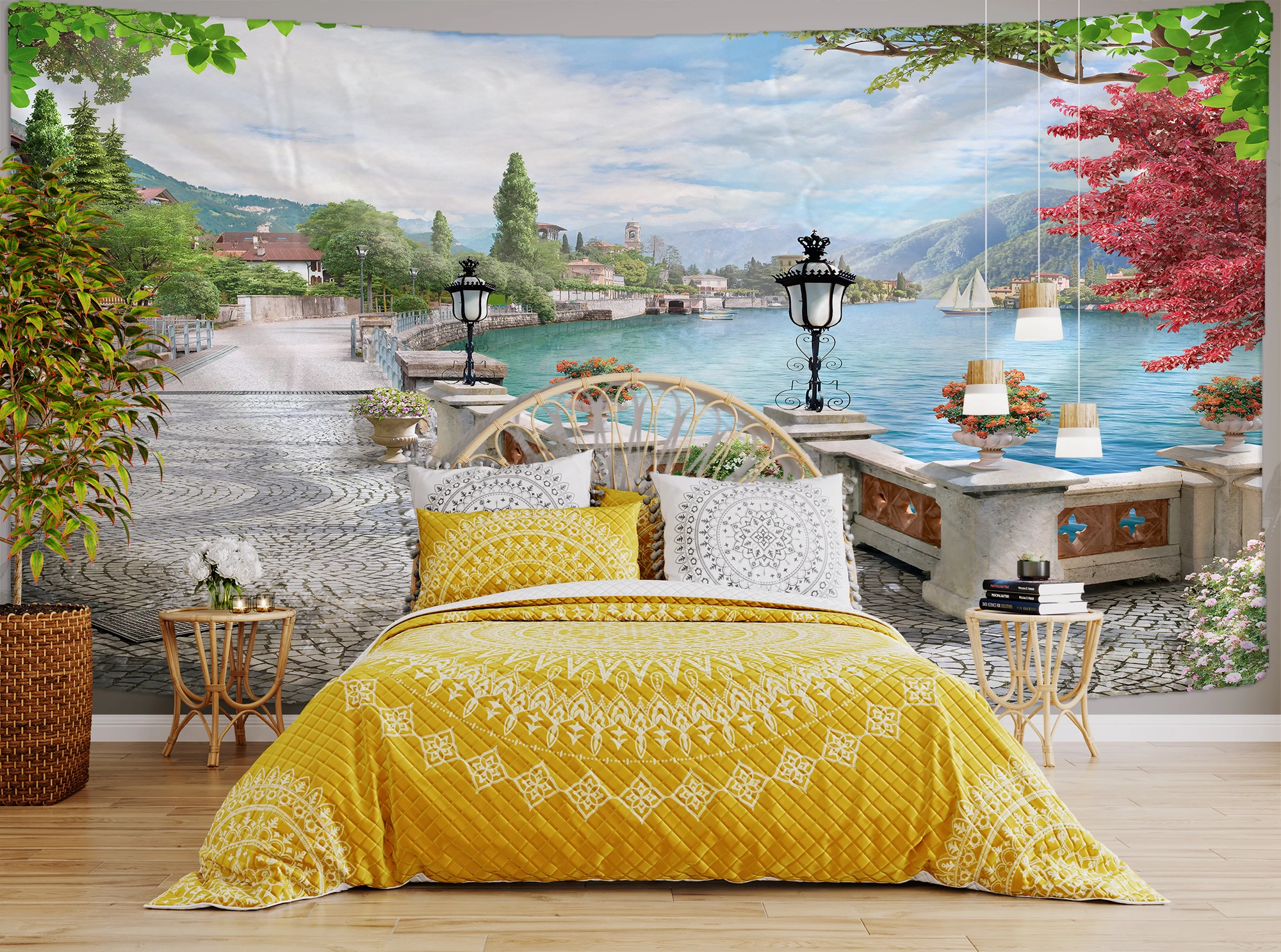 Beautiful Ancient Architecture Print Wall Hippie Tapestry Polyester Fabric Home Decor Wall Rug Carpets Hanging Big Couch Blanket tapestry decor