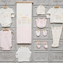 Bebitof Одежда для новорожденных девочек хлопковая базовая одежда первой необходимости 10 шт. Layette Wellcome Home Подарочный комплект от 0 до 3 месяцев