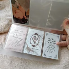 1pc 120 ranuras portadores de identificación PP mate tarjeta libro tarjetas de gran capacidad Clip billete colección de las existencias