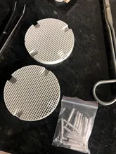 Laboratorio Dental, 2 bandejas de nido de abeja con 20 pines de circonio