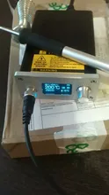 Estación de soldadura T12 STM32 2,1 S, 5 pines, pantalla OLED 1,3, temperatura ajustable, electrónica Digital, con puntas de soldadura