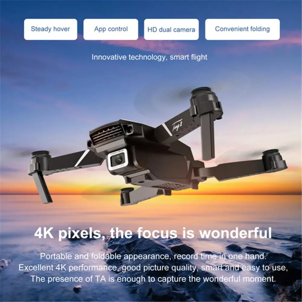 RC Drone Photograp UAV Profesional Quadrocopter S62 Wide Angle With 4K Camera Fixed-Height Folding Quadcopter