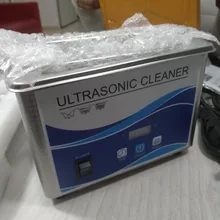 Limpiador ultrasónico Digital 60W sonicador baño 40Khz degas para joyería de plata de oro gafas jade collar óxidos aceite de óxido lavadora