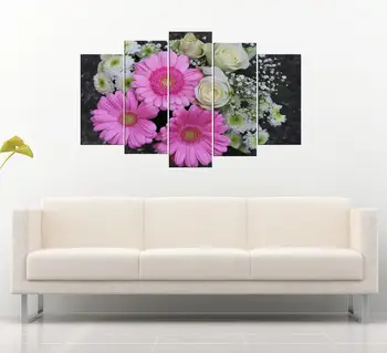 

Flower Themed 5 Piece Mdf Table