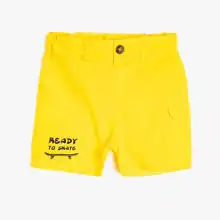 Coton Kids желтые шорты для маленьких мальчиков