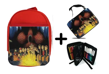 

PACK BACKPACK NETWORK AND SOFT CASE SERIES THINGS PARODY school