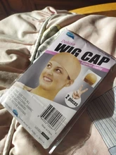 2 unidades/Paquete de gorro de peluca, red para tejer, redes para peluca, malla para peluca elástica, gorra para hacer pelucas, tamaño libre