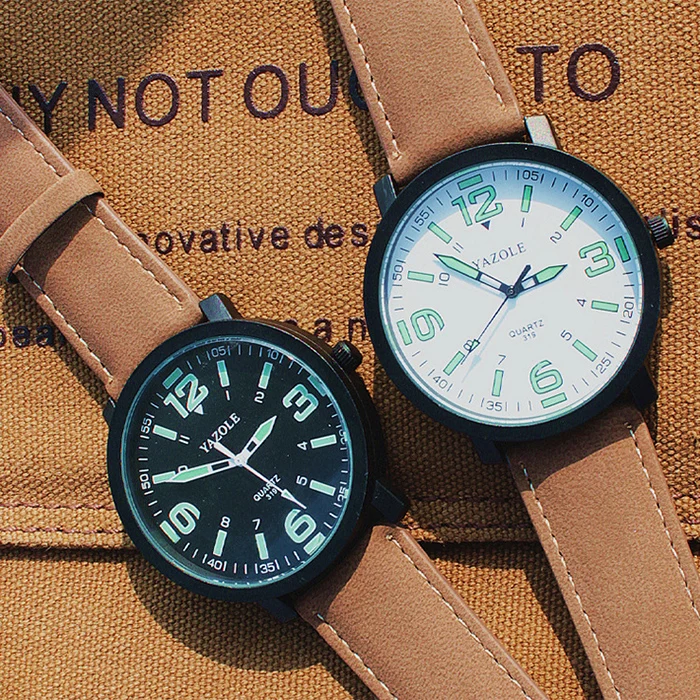 Men's Watch Sports Luminous Watches For Men Wrist Watches Leather Clock erkek kol saati relogio masculino reloj hombre 2020 4