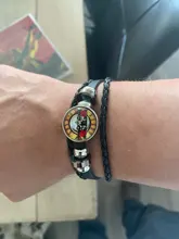 Pulsera de botón de pistola n rosa, brazalete con imagen artística de cúpula de cristal, logo BPGNR, Banda de Música steampunk, nueva moda