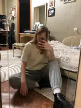 Las mujeres Casual cintura elástica Pantalones deportivos pantalones de Color sólido Pantalones de deporte holgados tobillo longitud Pantalones negro blanco gris