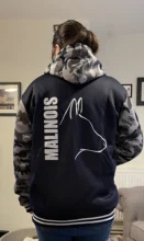 Pullover Hoodies K9 Malinois Dog-Sweatshirt Streetwear-Coat Dog-Belgian Winter Silly