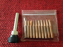 Punta de hierro para soldar de cobre puro, 900M-T, no magnético, estación de soldadura Hakko 936, puntas de soldadura con carcasa de manga 936 907