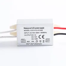 

Constant Voltage 12W IP67 Mini Lighting Transformer DC12V 24V Slim Power Supply AC100V-240V Waterproof LED Driver for Strip Lamp