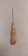 Shoes Awl-Tool Needle-Cone Repair-Punch Wooden-Handle Sewing Awl Leather Craft Canvas