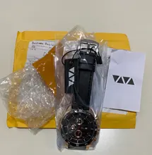 Reloj de pulsera deportivo Para Hombre, cronógrafo de cuero, estilo militar, informal, Moderno, novedad de 2021