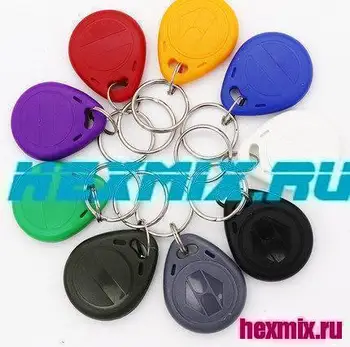 

Em4305 RFID keychain rewritable 125 kg.