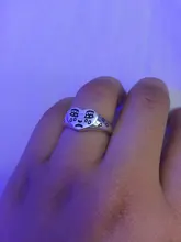 XIYANIKE-Anillo de Plata de Ley 925 con lágrimas de cara Llorona, joyería Retro Neutral, venta directa de fábrica, regalo