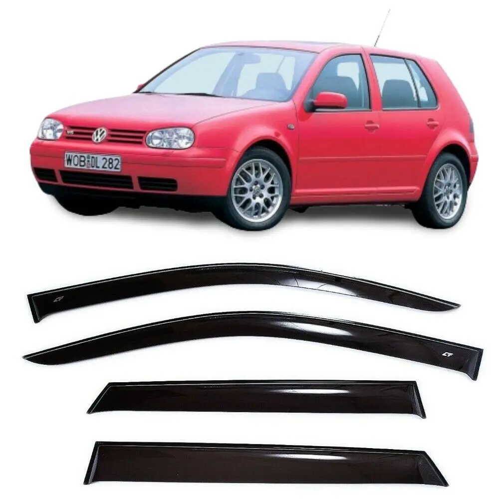 Дефлекторы окон Cobra Tuning V20499 на авто VW Golf 4 lV Hb Hatchback 5d 1999-2005 шт./комп. ветровики от