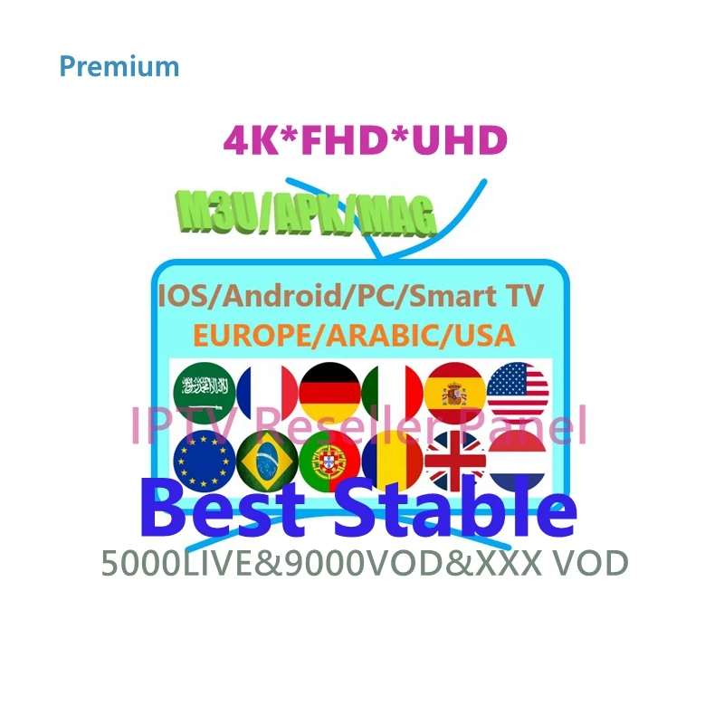 Арабский взрослых iptv x Европа IPTV Франции Великобритании Пособия по немецкому языку арабский Бельгия Швеция французский Польша Испания США IPTV M3U 1/3/6/12 месяцев