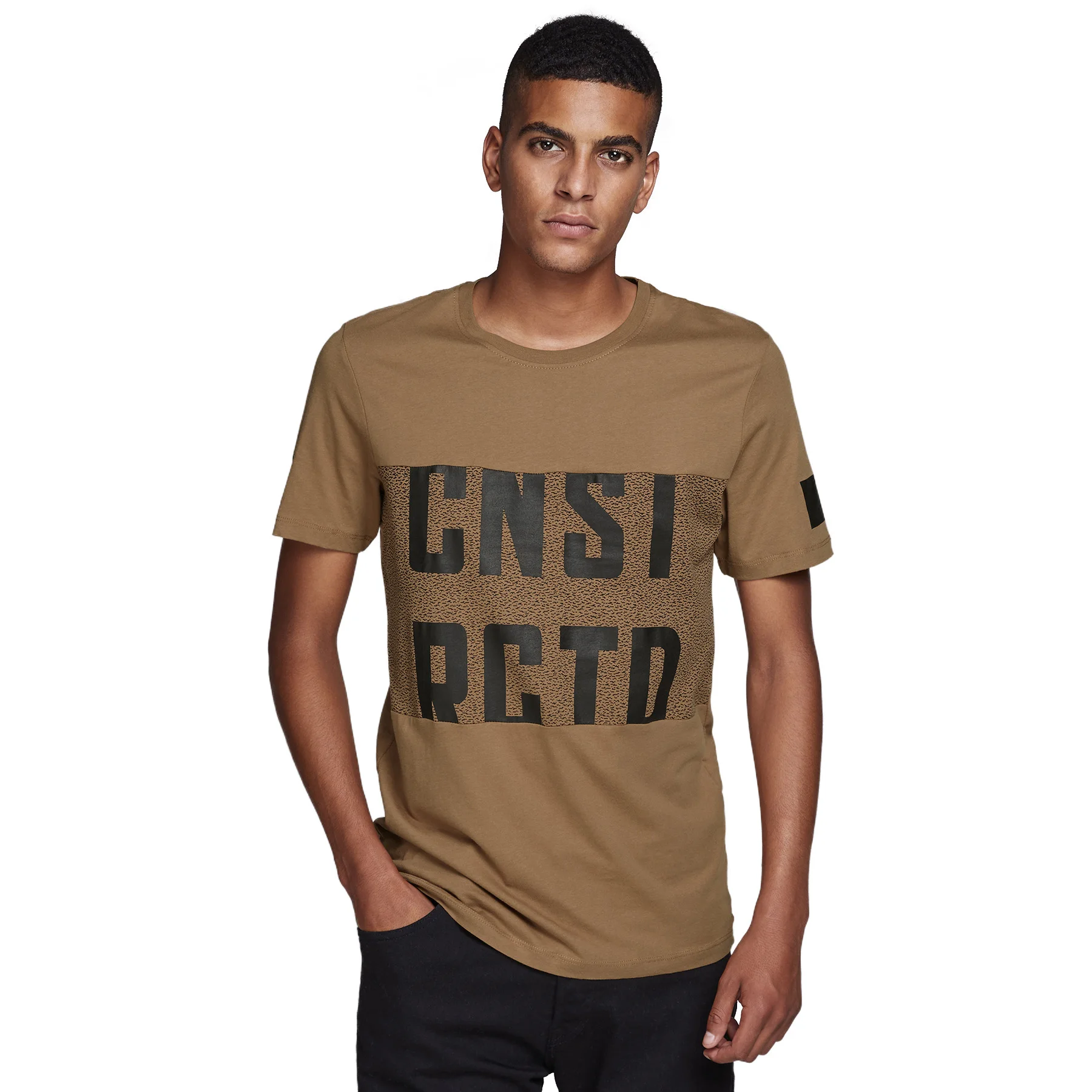 JACK& JONES CORE JCOCONTROL TEE SS с круглым вырезом, футболка shirirt 12143125