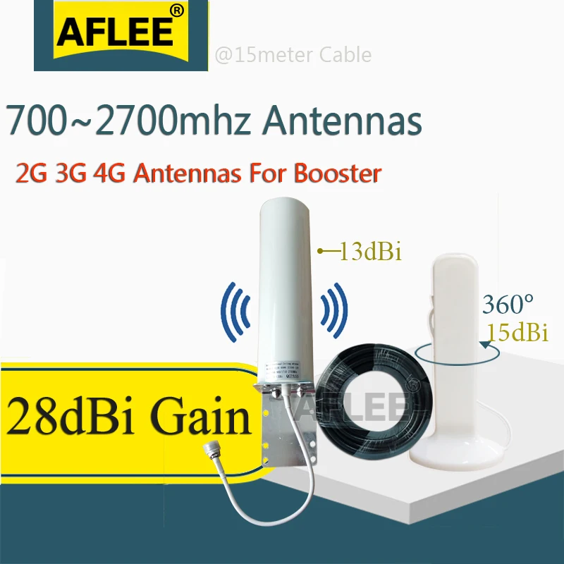 AFLEE 28dBi 4G Antennas 700~2700mhz