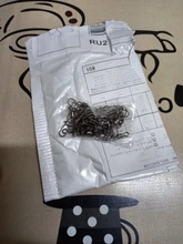 FISHINAPOT-30 unids/lote 2 #-10 #, Conector de acero inoxidable, cebo giratorio para pesca, anzuelo giratorio de bloqueo rápido