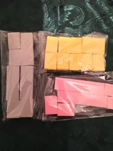 10 unids/lote lijado de archivo 100/180 doble tope de lijado de bloque Mini Durable de pulido manicura herramientas JI1824