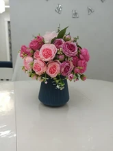 Plastic Vase Ornaments Decoration Origami Living-Room Modern Morandi 