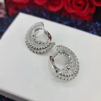 

Silver earrings with Clover 925 silver