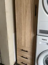 KAK 2 ~ 24 de la puerta de la cocina Bar tira hacia manija perillas del gabinete, 10mm de diámetro de acero inoxidable manija, herrajes para muebles