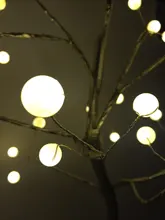 Night-Light Table-Lamp Battery-Operated Bedside Copper-Wire Tree Bedroom Home-Decoration
